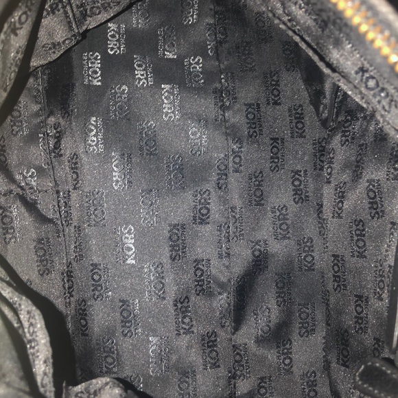 Michael Kors black and gold purse - Picture 2 of 3